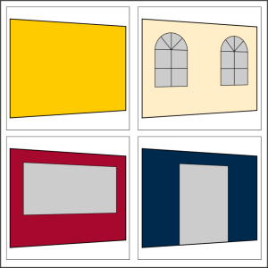 Seitenwände Standardfarben