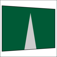 300 cm Seitenwand mit Mittelreißverschluss...