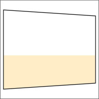 300 cm Seitenwand halbhoch 95 cm incl. Stange sand PMS...