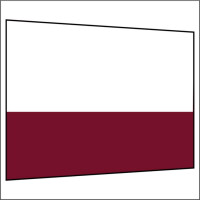 300 cm Seitenwand halbhoch 95 cm incl. Stange bordeaux...