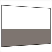 300 cm Seitenwand halbhoch 95 cm incl. Stange dunkelgrau...