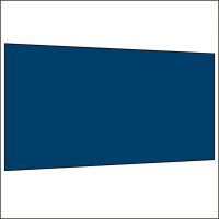 450 cm Seitenwand ohne Fenster marineblau PMS 540 C