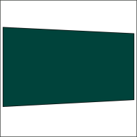 450 cm Seitenwand ohne Fenster dunkelgrün PMS 3305 C