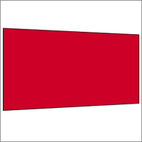 450 cm Seitenwand ohne Fenster s-rot PMS 186 C