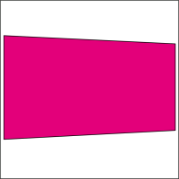 450 cm Seitenwand ohne Fenster pink PMS 7424 C
