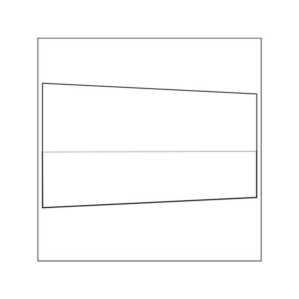 450 cm Seitenwand halb hoch 95 cm incl. gallery