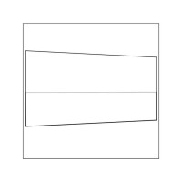 450 cm Seitenwand halb hoch 95 cm incl. Stange weiß