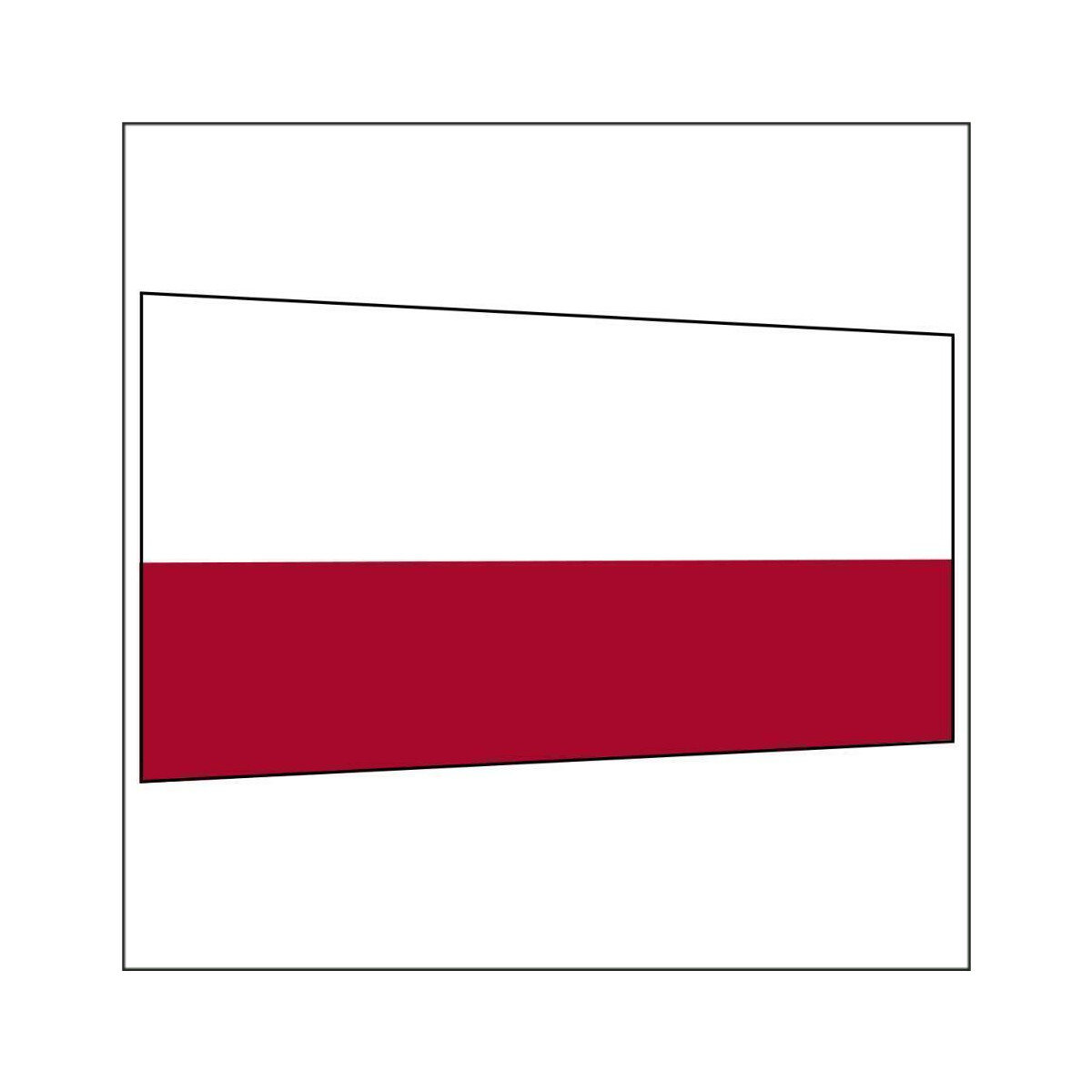 450 cm Seitenwand halb hoch 95 cm incl. Stange rot PMS 207 C