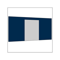 450 cm Seitenwand mit Türe (mittig) dunkelblau PMS 295 C