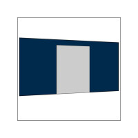 450 cm Seitenwand mit Türe (mittig) dunkelblau PMS 295 C