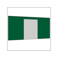 450 cm Seitenwand mit Türe (mittig) grün PMS 7728 C
