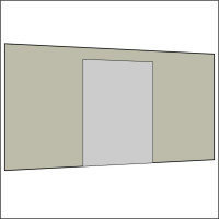 450 cm Seitenwand mit Türe (mittig) gallery