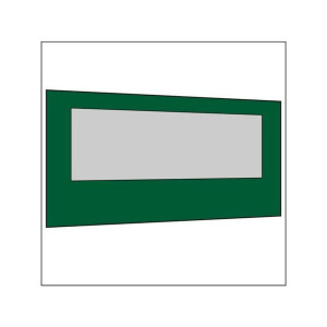 450 cm Seitenwand mit Großfenster grün PMS 7728 C