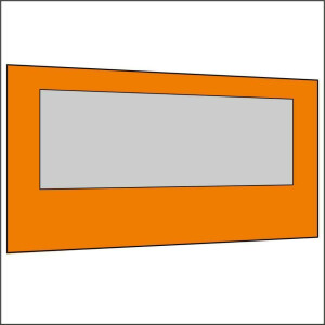 450 cm Seitenwand mit Großfenster orange PMS 716 C