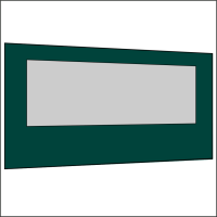 450 cm Seitenwand mit Großfenster dunkelgrün PMS 3305 C