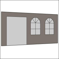 450 cm Seitenwand mit Türe (links)  gallery