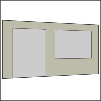 450 cm Seitenwand mit Türe (links)  gallery