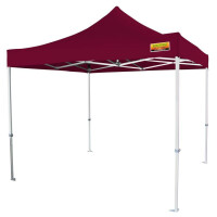 Faltzelt-PROFI-Premium 300 x 300 cm bordeaux PMS 1955 C