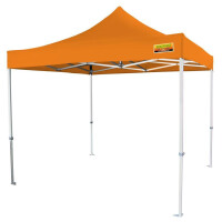 Faltzelt-PROFI-Premium 300 x 300 cm orange PMS 716 C