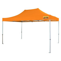 Faltzelt-PROFI-Premium 300 x 450 cm orange PMS 716 C