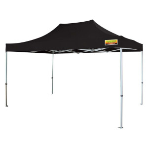 Faltzelt-PROFI-Premium 300 x 450 cm schwarz