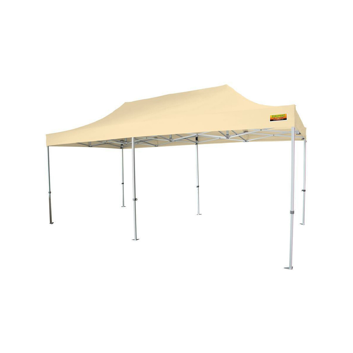 Faltzelt-PROFI-Premium 300 x 600 cm sand PMS 7501 C
