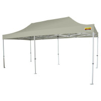 Faltzelt-PROFI-Premium 300 x 600 cm hellgrau