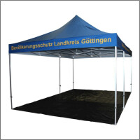 PVC Bodenplane schwarz 300 x 300 cm = 9 qm