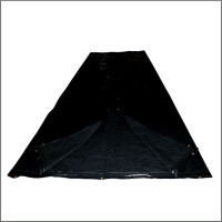 PVC Bodenplane schwarz 300 x 300 cm = 9 qm