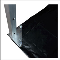 PVC Bodenplane schwarz 300 x 300 cm = 9 qm