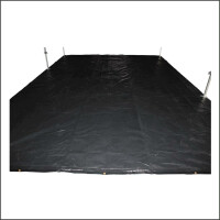 PVC Bodenplane schwarz 300 x 300 cm = 9 qm