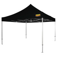 Faltzelt-PROFI-Premium-Plus 400 x 400 cm schwarz