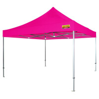 Faltzelt-PROFI-Premium-Plus 400 x 400 cm pink PMS 7424 C