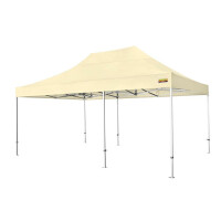 Faltzelt-PROFI-Premium-Plus 400 x 600 cm sand PMS 7501 C