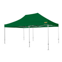Faltzelt-PROFI-Premium-Plus 400 x 600 cm grün PMS...