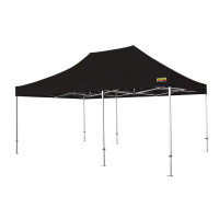 Faltzelt-PROFI-Premium-Plus 400 x 600 cm schwarz