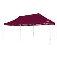 Faltzelt-PROFI-Premium-Plus 400 x 800 cm bordeaux PMS 1955 C