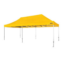 Faltzelt-PROFI-Premium-Plus 400 x 800 cm gelb PMS 116 C