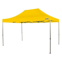 Faltzelt PROFI Business 300 x 450 cm gelb