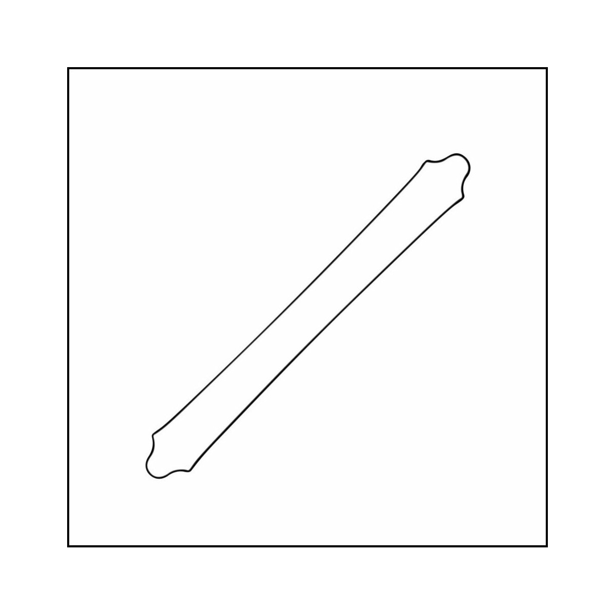 Dachrinne 300 cm weiß