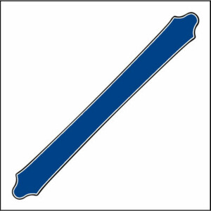 Dachrinne 600 cm königsblau PMS 7685 C