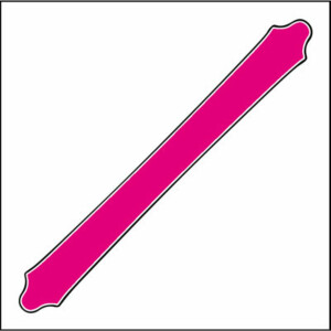 Dachrinne 800 cm pink PMS 7424 C