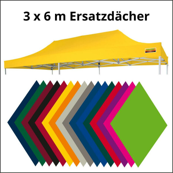 300 x 600 cm Ersatzdächer für Faltzelte