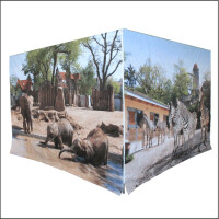 Druckkosten 300 cm Seitenwand Vollbedruckung beidseitig -...