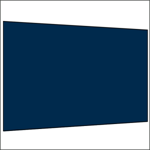 400 cm Seitenwand ohne Fenster dunkelblau PMS 295 C