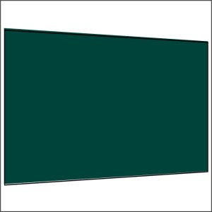 400 cm Seitenwand ohne Fenster dunkelgrün PMS 3305 C