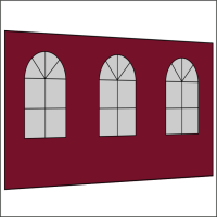 400 cm Seitenwand mit 3 Sprossenfenster  gallery