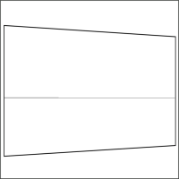 400 cm Seitenwand halb hoch 95 cm incl. Stange...