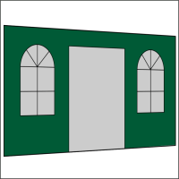 400 cm Seitenwand mit Türe (mittig) gallery