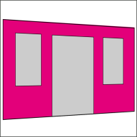400 cm Seitenwand mit Türe (mittig) gallery
